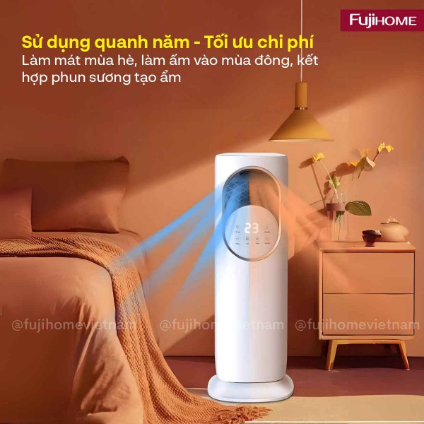 Fujihome AC01 & AC707: Cuộc Cách Mạng 4 Mùa - Mát Mùa Hè, Ấm Mùa Đông