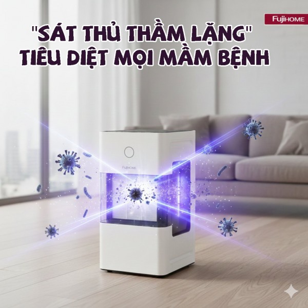 Công Nghệ UV-C Trên Fujihome AP5Pro: "Lá Chắn" Diệt Khuẩn Vô Hình Bảo Vệ Sức Khỏe