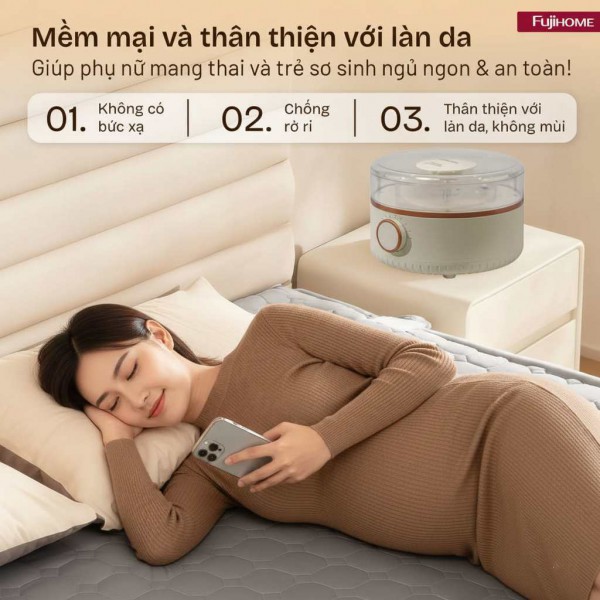 Tiết Kiệm Đến 40% Chi Phí Sưởi Ấm Mỗi Đêm: Giải Pháp Chăn Điện Nước Fujihome