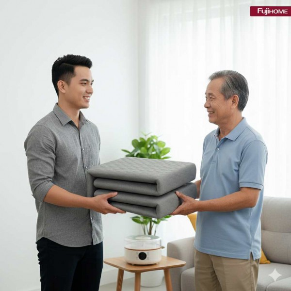 Chăn Điện Nước Fujihome: Món Quà Sức Khỏe Vô Giá Cho Cha Mẹ, Ông Bà