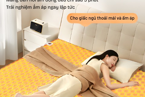 Chăn điện nước Fujihome: Thiết kế tinh tế, tô điểm không gian phòng ngủ Chăn điện nước Fujihome: Thiết kế tinh tế, tô điểm không gian phòng ngủ