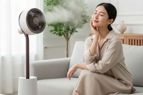 DÙNG ĐIỀU HÒA KHÔNG KHÔ DA? GIẢI PHÁP TỪ QUẠT TẠO ẨM FUJIHOME DÙNG ĐIỀU HÒA KHÔNG KHÔ DA? GIẢI PHÁP TỪ QUẠT TẠO ẨM FUJIHOME