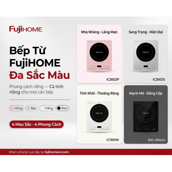 Căn Bếp Của Bạn Màu Gì? Fujihome Có Đủ Lựa Chọn Cho Mọi Cá Tính