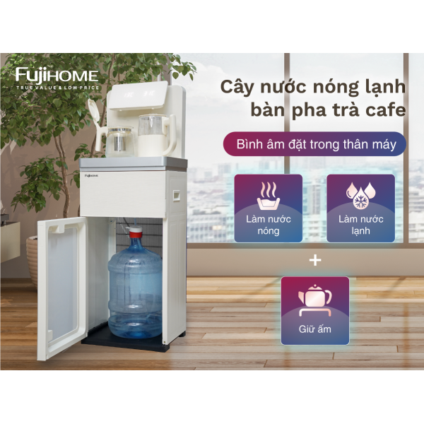 Bài Toán Kinh Tế Gia Đình: Cây Nước Bàn Trà Kết Nối RO Hay Dùng Bình 19L Tiết Kiệm Hơn?