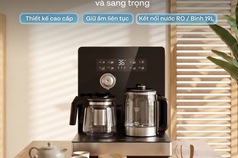 Máy Pha Trà Fujihome TB503T: Đun Nóng Nhanh Để Bàn