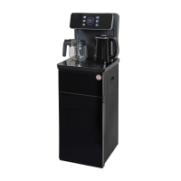 Cây nước nóng lạnh kết hợp bàn pha trà, cafe Fujihome TB815