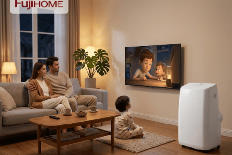 Điều Hòa Di Động Fujihome PAC12N Cho Phòng Khách Nhỏ