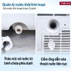 Điều hòa di động thế hệ mới, điều khiển thông minh - cửa gió lớn Fujihome PAC14N