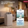 Điều hòa di động thế hệ mới, điều khiển thông minh - cửa gió lớn Fujihome PAC14N