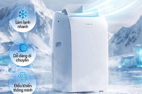 Máy Lạnh Di Động Fujihome PAC14N Đẹp Nhất Năm 2026