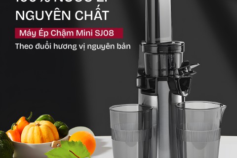 Fujihome SJ08: Sự Cân Bằng Hoàn Hảo Cho Thói Quen Nước Ép Tại Nhà