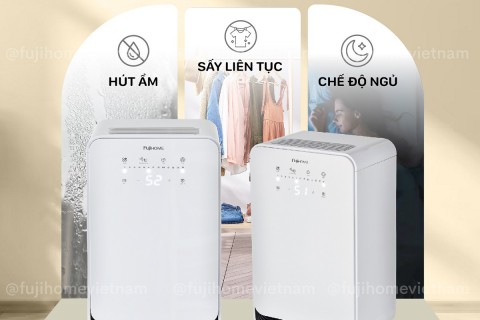 Đánh Giá Máy Hút Ẩm Dân Dụng Fujihome DH12: Tạm Biệt Sàn Nhà "Đổ Mồ Hôi"