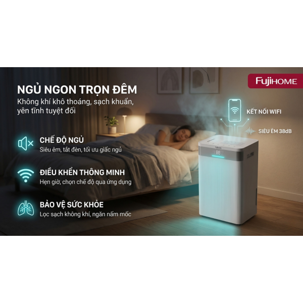 Fujihome HEPA: Lựa Chọn Hoàn Hảo Cho Sức Khỏe Và Tiện Nghi
