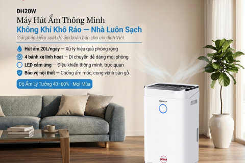 Đánh Giá Máy Hút Ẩm Fujihome DH20W: "Nhà Vô Địch" Bình Chứa 6.5L Đánh Giá Máy Hút Ẩm Fujihome DH20W: "Nhà Vô Địch" Bình Chứa 6.5L