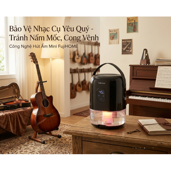 Phân Tích Chuyên Sâu: Công Nghệ Bán Dẫn Fujihome Mini – Giải Pháp Chuyên Biệt Bảo Quản Nhạc Cụ Gỗ Cao Cấp