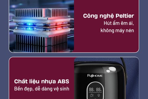 Công Nghệ Peltier Là Gì? Tại Sao Nên Chọn Máy Hút Ẩm Fujihome? Công Nghệ Peltier Là Gì? Tại Sao Nên Chọn Máy Hút Ẩm Fujihome?