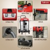 Máy hút bụi công nghiệp khô & ướt công suất kép, hiệu suất vượt trội Fujihome VC60N Máy hút bụi công nghiệp khô & ướt công suất kép, hiệu suất vượt trội Fujihome VC60N