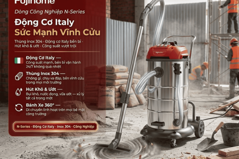 Fujihome Ra Mắt Hệ Sinh Thái Máy Hút Bụi Hoàn Thiện 2026