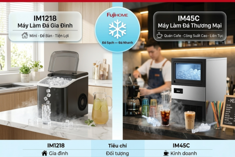 Tư Vấn Chọn Máy Làm Đá Fujihome Cho Gia Đình Và Quán Nhỏ