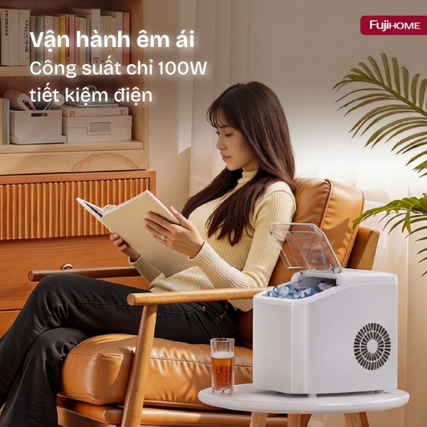 Fujihome IM12N cho văn phòng nhỏ và coworking: Giải pháp đá uống sạch tiết kiệm cho đội nhóm 10-15 người