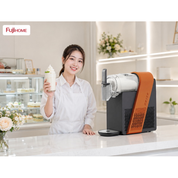 Ra Mắt Fujihome SIM15 – Máy Làm Kem Tuyết & Đồ Uống Đá Xay Hoàn Toàn Mới Tại Việt Nam 2026