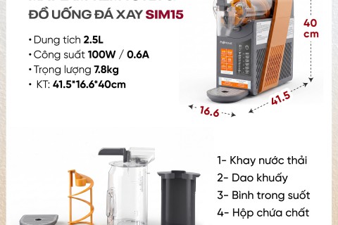 Máy Làm Kem Tuyết Fujihome SIM15: Đón Đầu Xu Hướng 2026