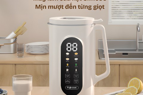 Trải Nghiệm Máy Làm Sữa Hạt Đa Năng FujiHome SM1636 Trải Nghiệm Máy Làm Sữa Hạt Đa Năng FujiHome SM1636