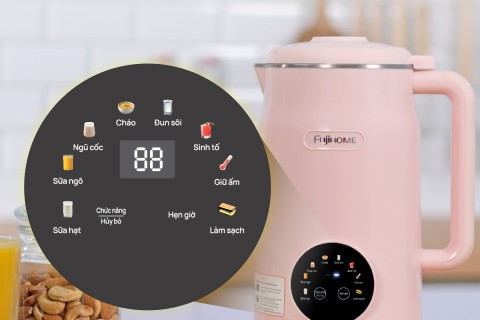 Máy Làm Sữa Hạt Fujihome SM826: Khởi Đầu Sống Khỏe Mùa Hè Máy Làm Sữa Hạt Fujihome SM826: Khởi Đầu Sống Khỏe Mùa Hè