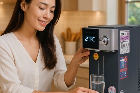 Máy Lọc Nước Để Bàn Plug & Play FujiHome WP302C Đời Mới
