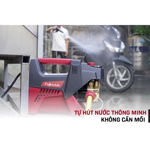 Rửa Xe Sạch Hơn Nhưng Dùng Ít Nước Hơn 70%? Khám Phá Công Nghệ Tiết Kiệm Nước Của Máy Rửa Xe Fujihome