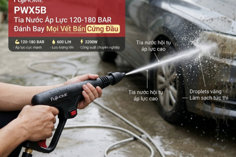 Máy Rửa Xe Fujihome vs. Truyền Thống: Cuộc Đối Đầu Làm Sạch