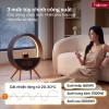 Máy sưởi gốm để bàn điều khiển bằng giọng nói Fujihome FH02RLUX