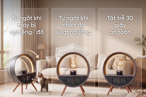 Góc Đọc Sách Mùa Đông Ấm Áp Cùng Máy Sưởi Gốm Fujihome Góc Đọc Sách Mùa Đông Ấm Áp Cùng Máy Sưởi Gốm Fujihome