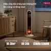 Quạt sưởi gốm điều khiển bằng giọng nói Fujihome FH202