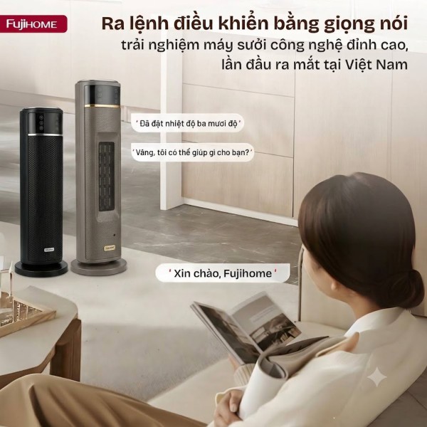 Phân Tích Máy Sưởi FujiHome FH213 Với Tính Năng Điều Khiển Giọng Nói
