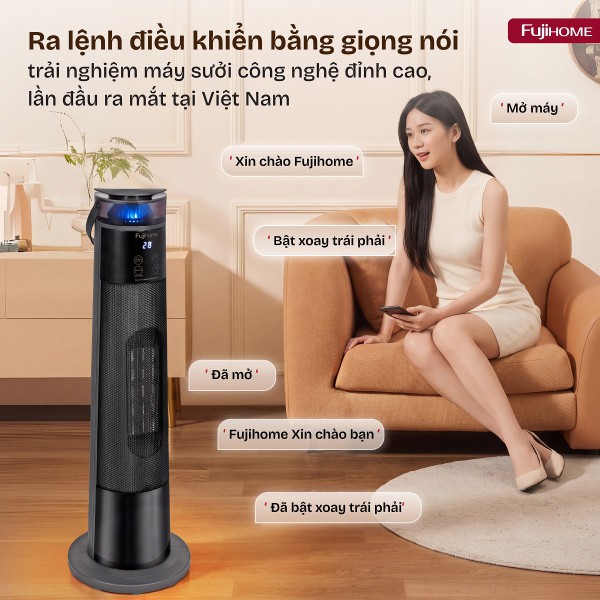 Remote Hay Giọng Nói: Đâu Là Phương Thức Điều Khiển Máy Sưởi Gốm Tối Ưu Cho Gia Đình Hiện Đại?