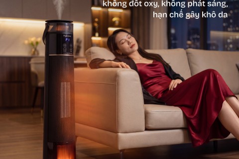 Mẹ Bỉm Sưởi Ấm Cho Con Không Cần Thao Tác Tay Nhờ Máy Sưởi Fujihome 