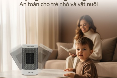 Bí Quyết Chọn Quạt Sưởi FujiHome Cho Phòng Ngủ Trẻ Em