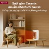 Quạt sưởi gốm mini Fujihome FH600 Quạt sưởi gốm mini Fujihome FH600