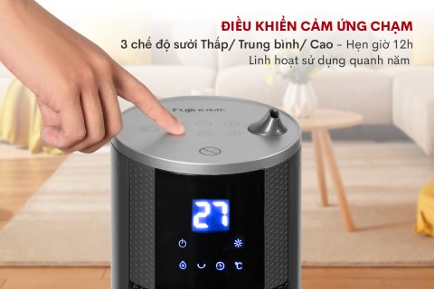 Đánh Giá 3 Mức Công Suất Trên Máy Sưởi FujiHome FH6000 Đánh Giá 3 Mức Công Suất Trên Máy Sưởi FujiHome FH6000