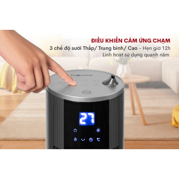 Phân Tích Ứng Dụng 3 Mức Công Suất Của Máy Sưởi FujiHome FH6000