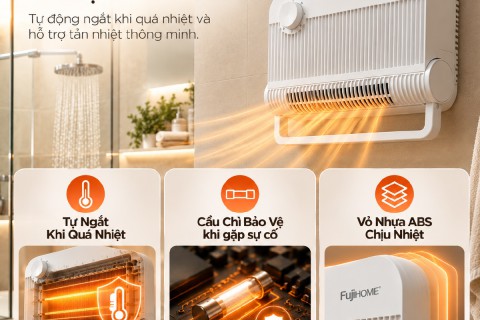 Máy Sưởi Phòng Tắm FHB6000: Giải Pháp Đa Năng Hoàn Hảo
