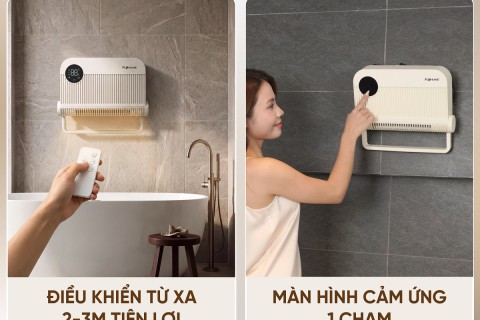 Sưởi Ấm Phòng Tắm An Toàn Cùng Fujihome FHB6000 Series