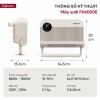 Máy sưởi gốm đa năng Fujihome FHB6000E Máy sưởi gốm đa năng Fujihome FHB6000E