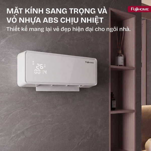 Máy Sưởi Treo Tường Fujihome FHW2000: Giải Pháp Sưởi Ấm Thông Minh Dành Riêng Cho Căn Hộ Chung Cư Hiện Đại