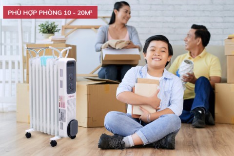 Phân Tích: Máy Sưởi Dầu Fujihome Chống Chọi Rét Đậm Dưới 10°C