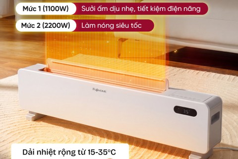 Máy Sưởi Graphene Fujihome SH998E Có Vượt Trội Hơn Sưởi Dầu?