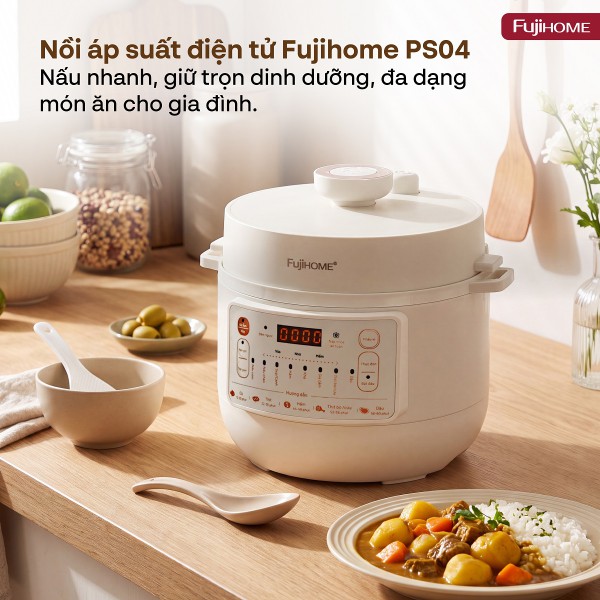 So Sánh Nồi Áp Suất Fujihome PS04 Và PS06: Lựa Chọn Nào Phù Hợp Cho Gia Đình Bạn?