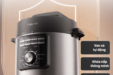 Đánh Giá Nồi Áp Suất FujiHome Lòng Inox 304 Bền Bỉ