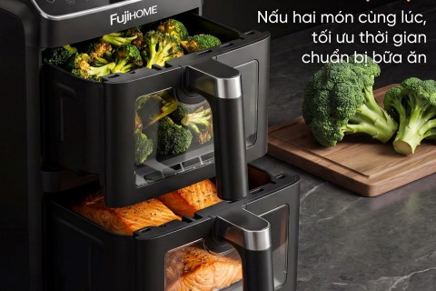 Phân Tích Nồi Chiên Không Dầu Fujihome A10DG-DUAL 9.6L